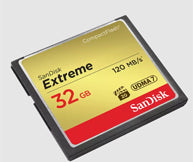 SanDisk Extreme Speichergerät – 32 GB, 120 MB/s Lesen, 85 MB/s Schreiben