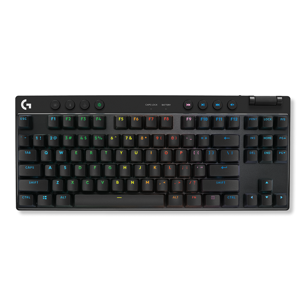 Logitech G PRO X TKL – Tastatur – Mechanisch, RGB – Bluetooth & 2,4 GHz USB-A (Empfänger) – QWERTZ (CH) – Schwarz