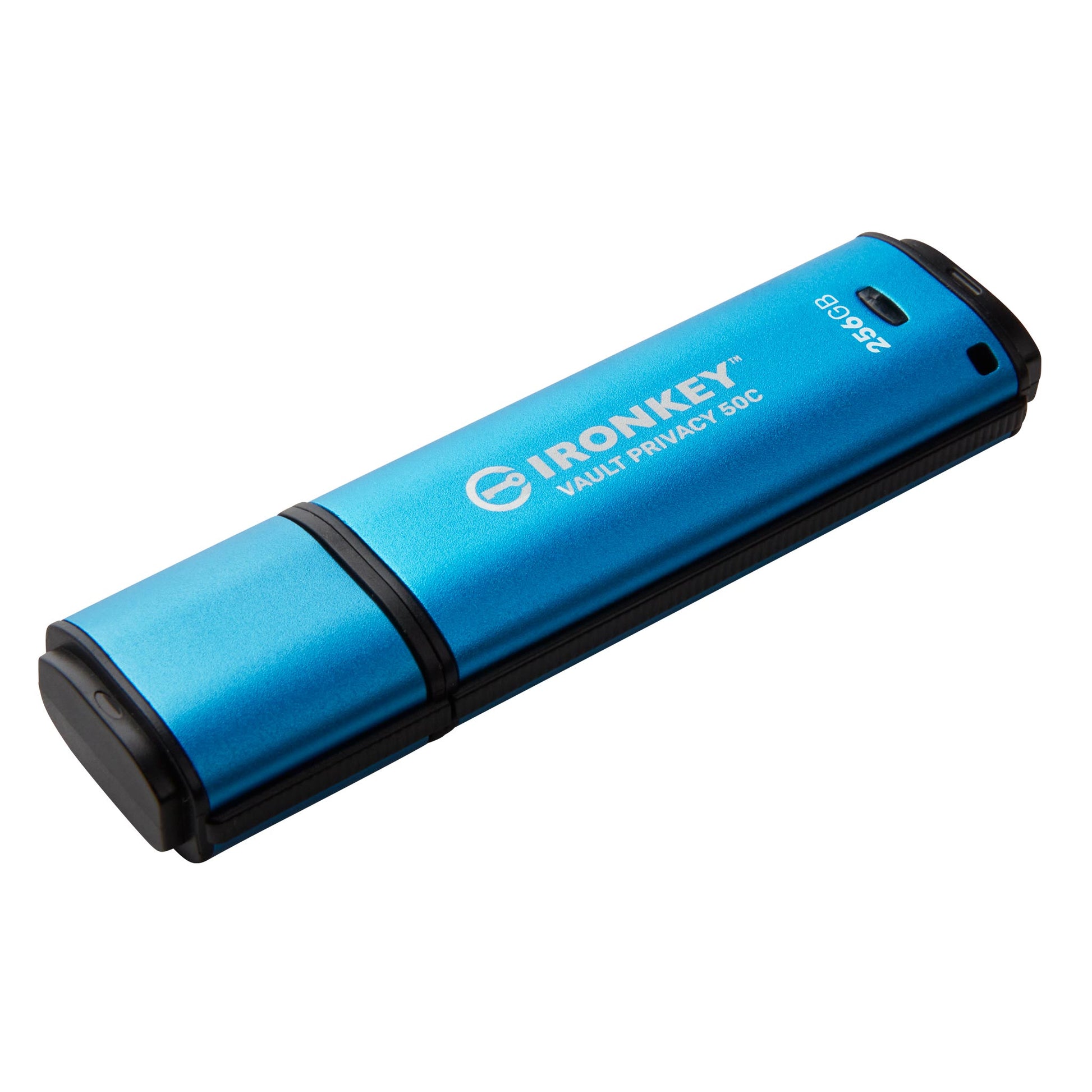 Kingston Technology Kingston IronKey Vault P 50C USB-Stick – 256 GB, USB-C, AES-256 (FIPS 197) verschlüsselt