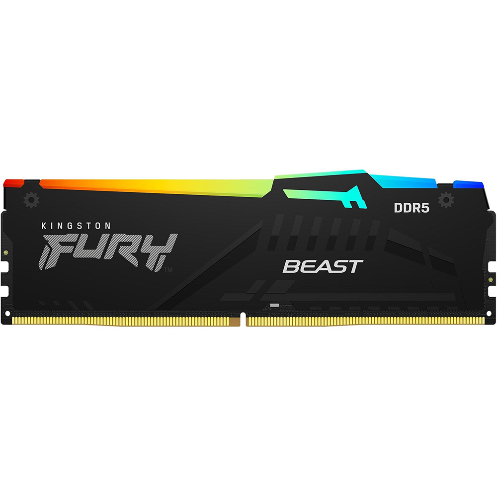 Kingston Technology Kingston FURY Beast RGB – Speichermodul – 8 GB DDR5 5200 MT/s CL40, 1×8 GB, 288-poliger DIMM, RGB
