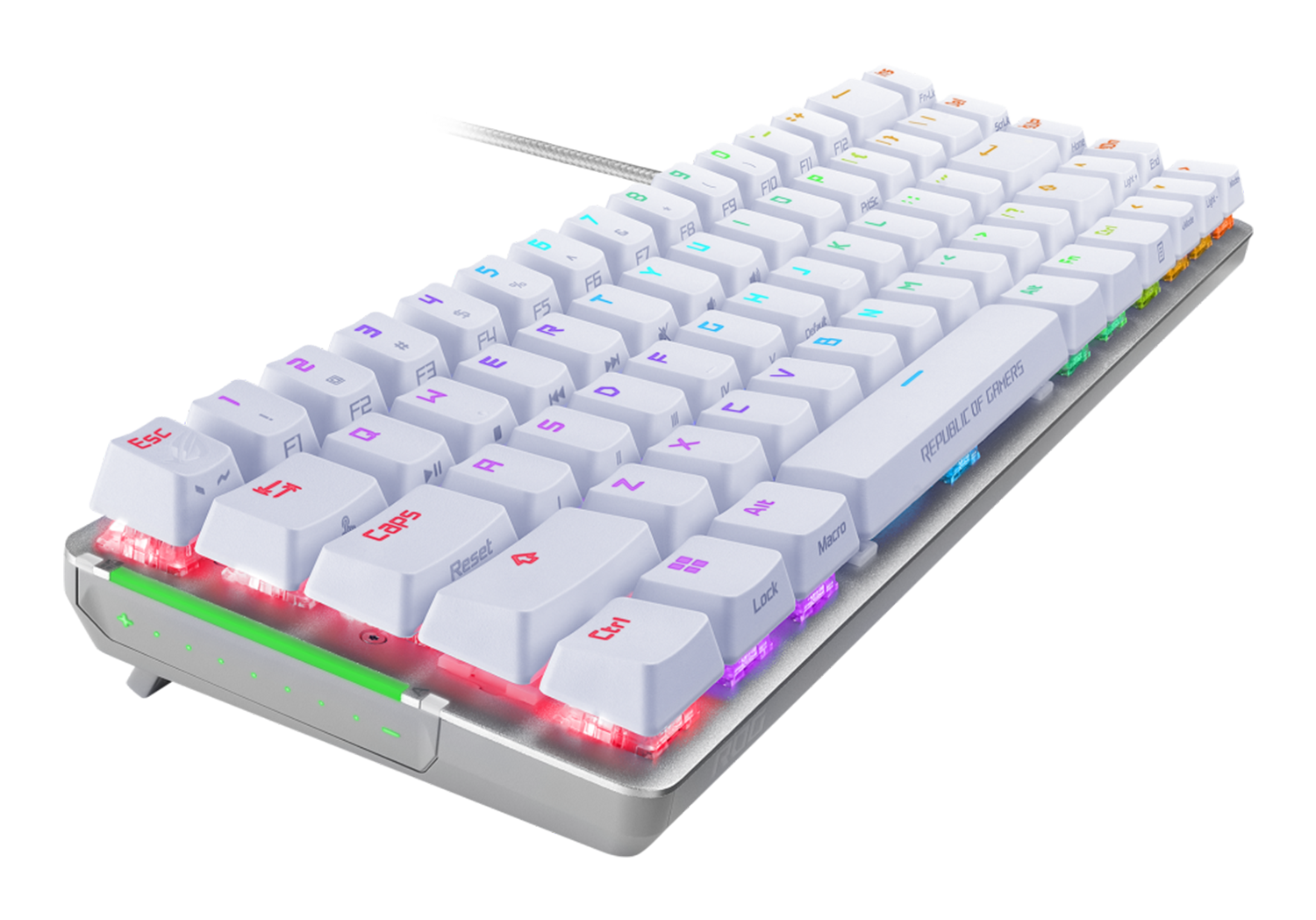 ASUS Falchion RX – Tastatur, kabellos (Bluetooth/2,4 GHz), CH-Layout (DE-CH) – für Windows & macOS