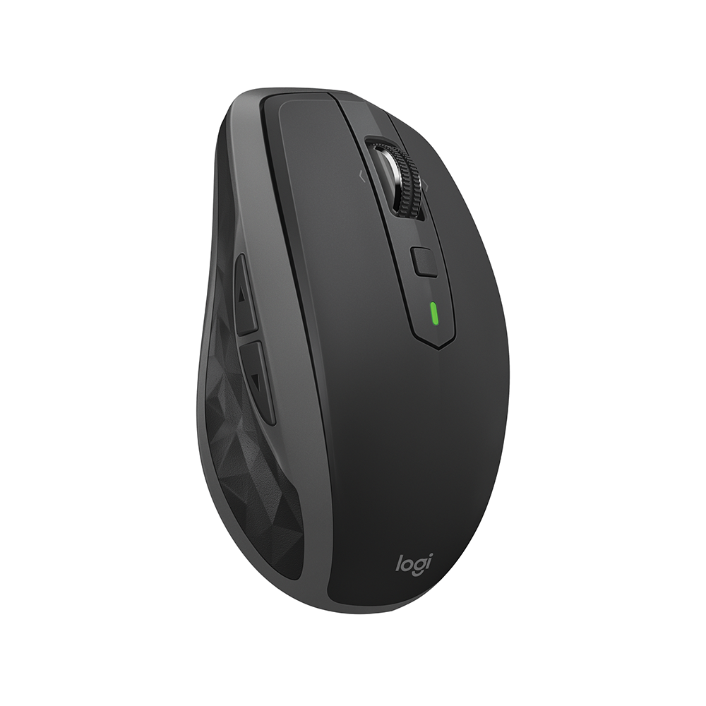 Logitech MX Anywhere 2S Mobile Maus – kabellos, Bluetooth, 4000 dpi, 7 Tasten, für Rechtshänder, Graphit