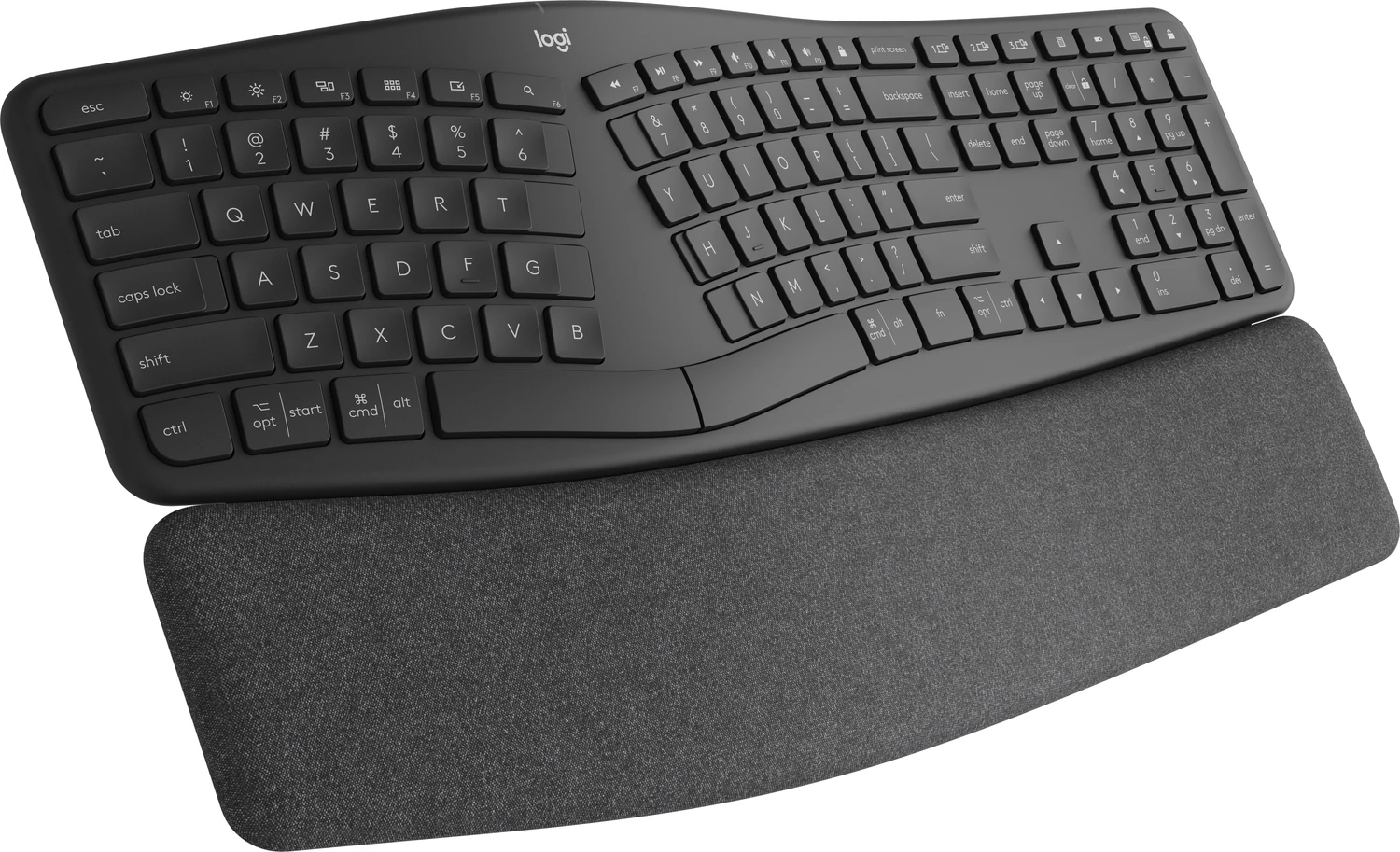 Logitech Ergo K860 – Tastatur, IT-Layout (IT), Fullsize (mit Ziffernblock)
