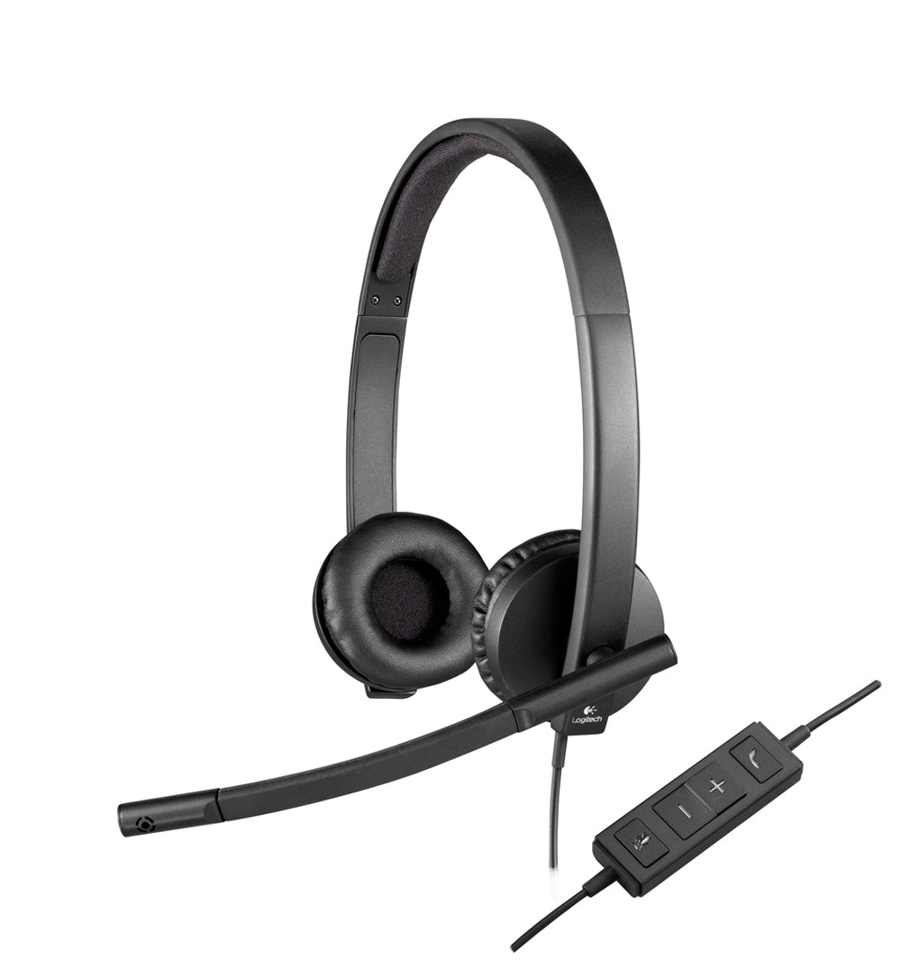 Logitech H570E – Stereo Headset – USB‑A