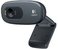 Logitech C270 Webcam – HD, 30 fps, USB, Fester Fokus, 55°, Schwarz, für Windows & macOS