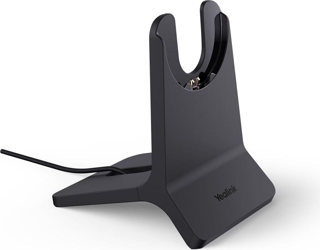 Yealink 1308144 – Ladestation (USB‑A), für BH70 und WH64 Headsets, Schwarz