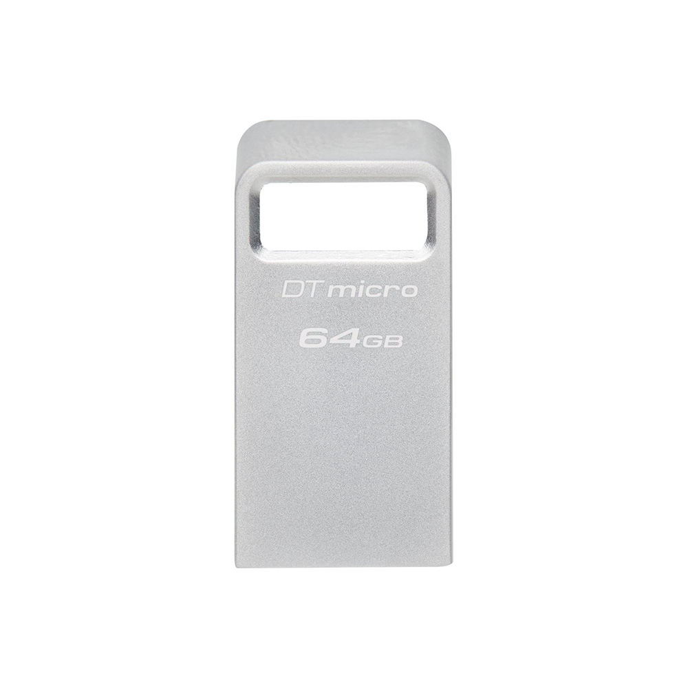 Kingston Technology Kingston DT Micro USB-Stick – 64 GB, USB 3.2 Gen 1, 200 MB/s, Metall