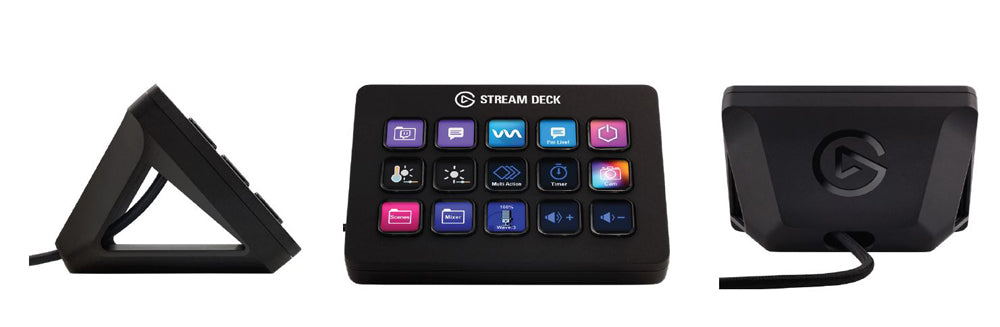 Elgato Stream Deck MK.2 – Keypad-Steuerpult – 15 Tasten, LCD-Tasten – kabelgebunden, USB-C – schwarz
