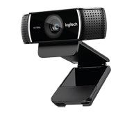 Logitech C922 Pro Stream Webcam – Full HD, 60 fps, USB, 87°, Schwarz, für Windows, macOS & Android