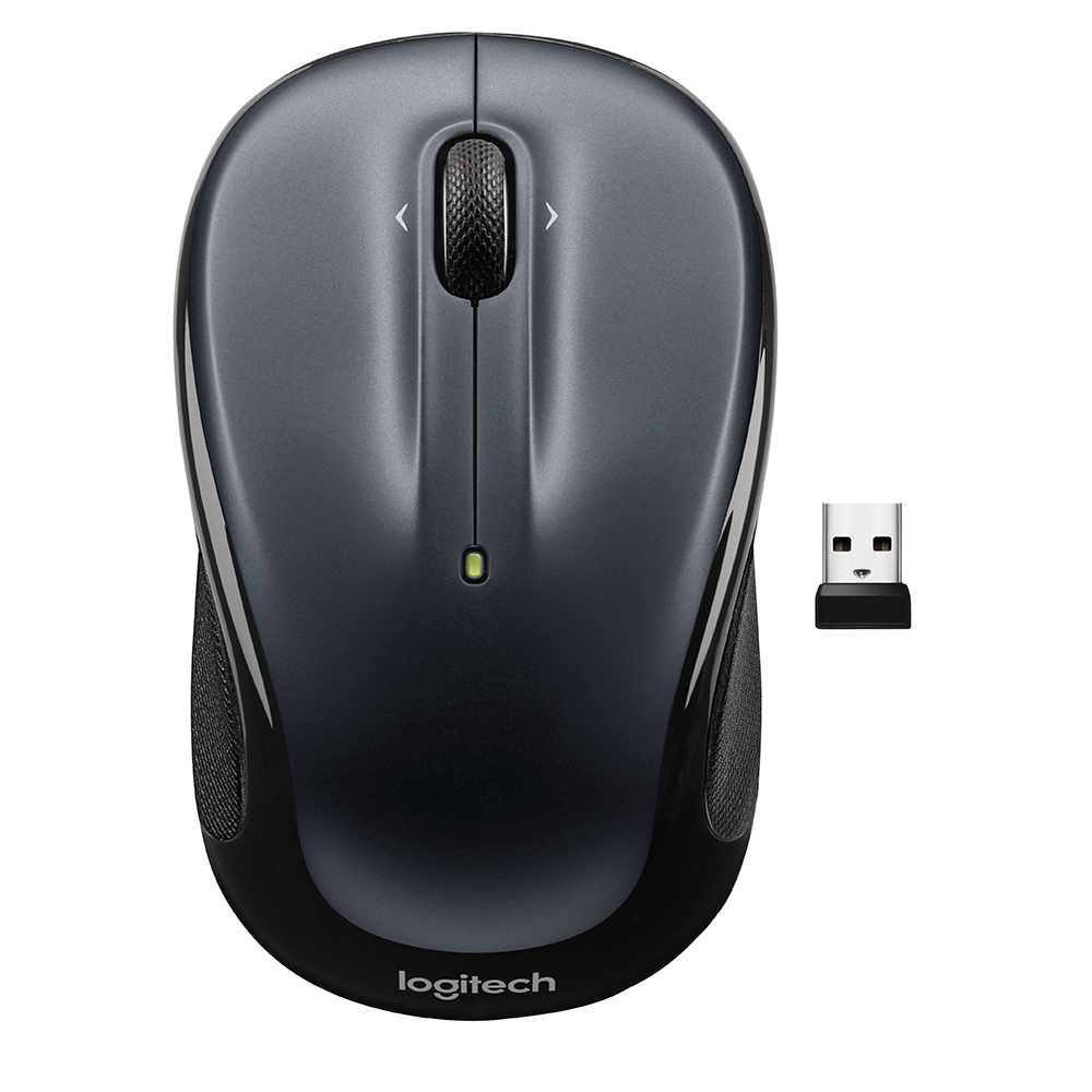Logitech M325S Dunkelsilber Maus – kabellos