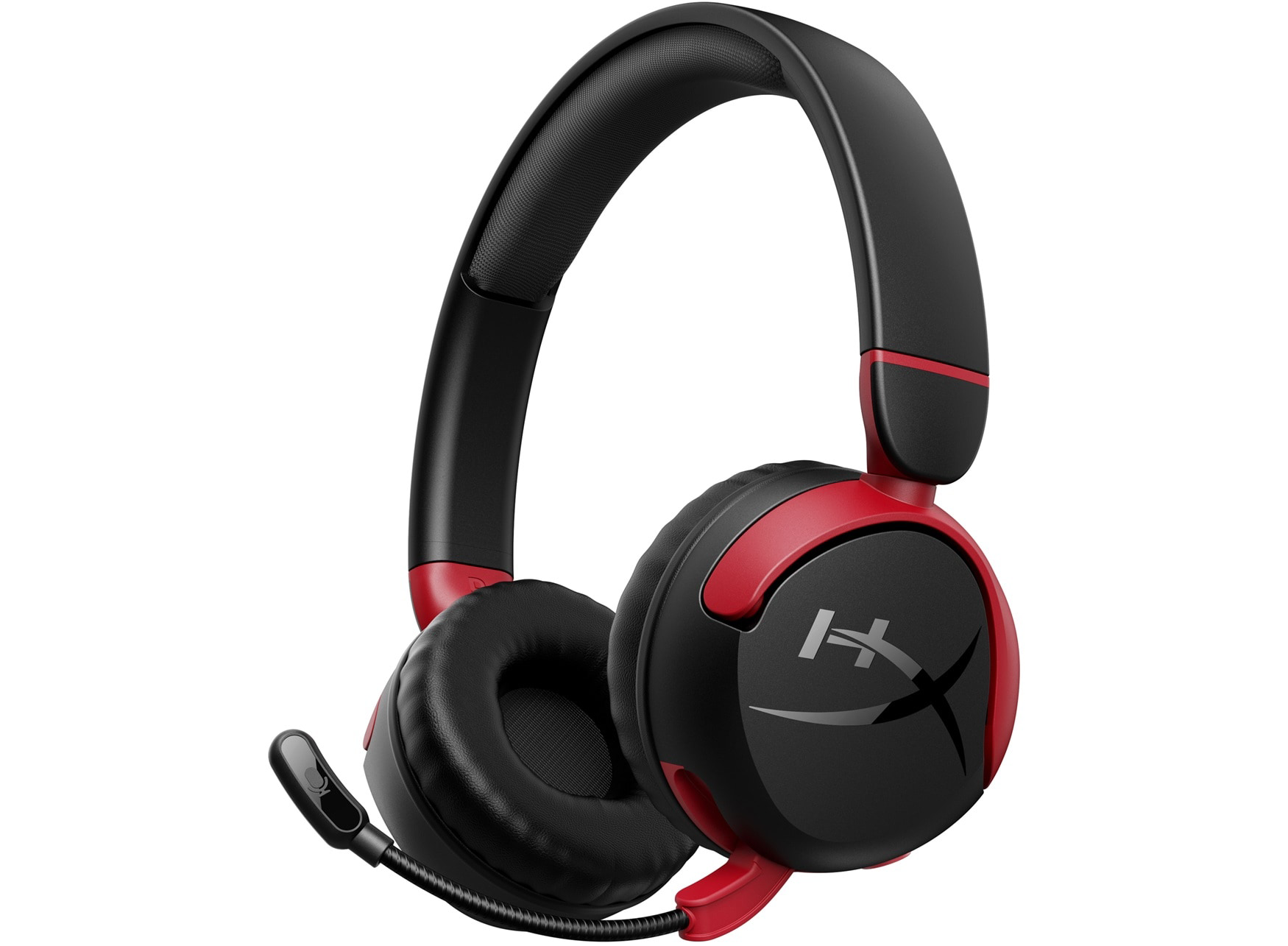 HP HyperX Cloud Mini Gaming-Headset – On-Ear, Stereo, BT, für PC, Xbox, Nintendo Switch u. a., Schwarz
