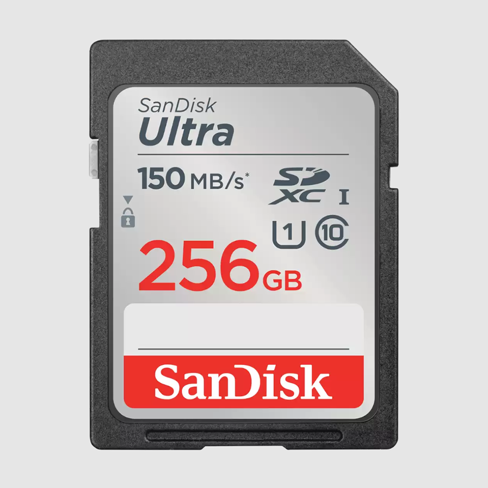 SanDisk Ultra Speichergerät – 256 GB, SDXC, 150 MB/s
