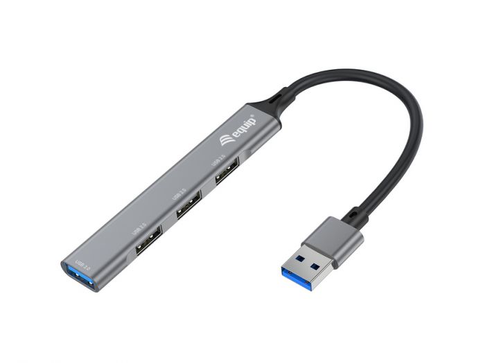 Equip 128960 USB-Hub – USB-A, 1× USB 3.2, 3× USB 2.0