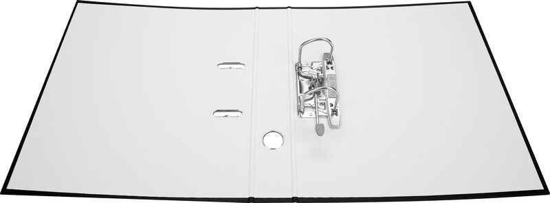 Biella Ordner – A4 hoch – 2-Ring Hebelmechanik, Rücken 40 mm – schwarz, Karton, mit Niederhalter, FSC