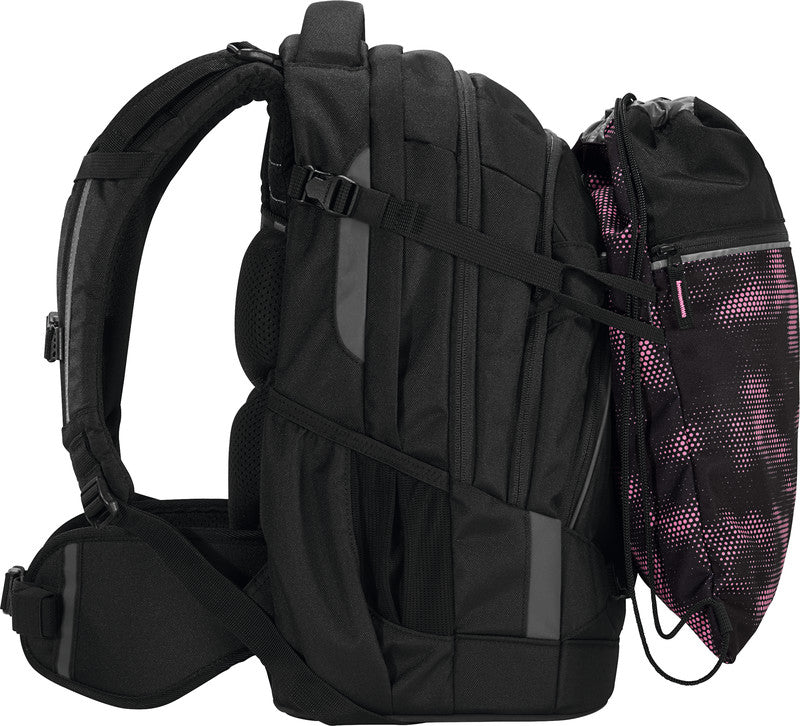 Coocazoo Sportbeutel – 10 l, Motiv Pink Illusion, wasserabweisend, 34 × 43 cm