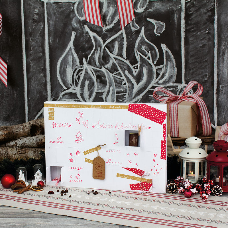 Roth Adventskalender – weiss – 500×350×40 mm