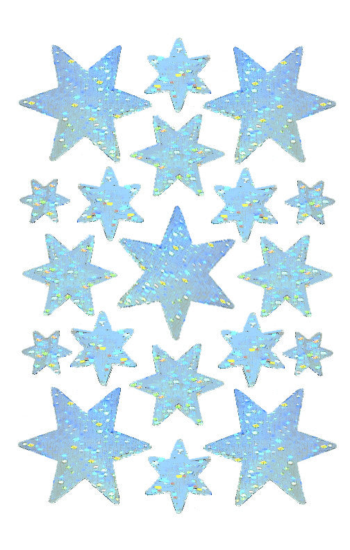 HERMA Geschenketiketten – Sterne – 19 Etiketten – permanent, Kunststoff – Bogen 84 × 120 mm