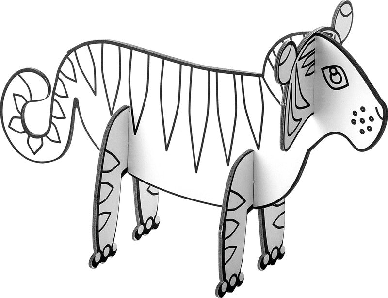 Folia Steckfiguren-Set Tiere – 4 Stück – 200 × 315 mm