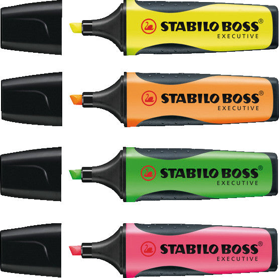 STABILO BOSS Textmarker Pink – Keilspitze, 2–5 mm, auf Wasserbasis