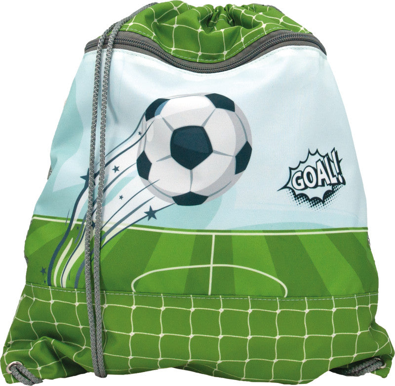 Funki Sportbeutel – 12 l, Motiv Goal, wasserabweisend, 36 × 42 cm