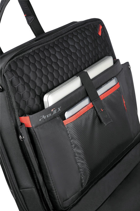 Samsonite Pro-DLX 5 Notebook-Trolley – 37,5 l, Aufsteckfunktion, RFID-Fach, Nylon, Schwarz