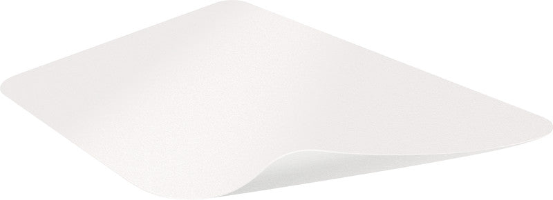 Q-connect Bodenschutzmatte – 90 × 120 × 0,18 cm, rPET, transparent