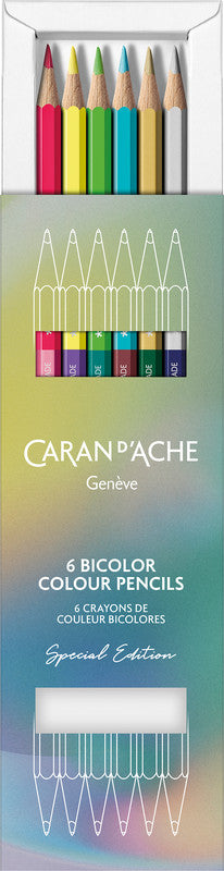 Caran d-Ache Caran d'Ache Aquarellfarbstifte Claim your Style Limited Edition – 12 Farben, im Kartonetui, Ø 2,8 mm, FSC