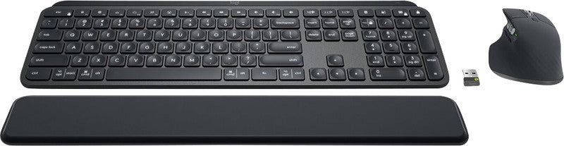 Logitech MX – Tastatur, kabellos (Bluetooth/2,4 GHz), DE-Layout (DE) – für Windows & iOS