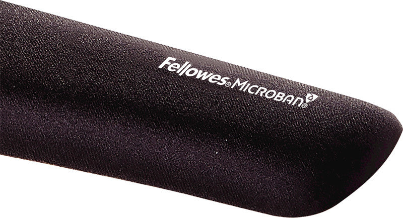 Fellowes Tastatur-Handgelenkauflage – PlushTouch – FoamFusion – 460×81×25 mm – Schwarz