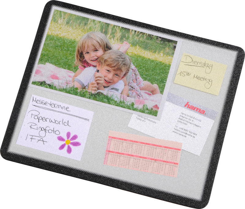 Hama Mausmatte Foto – Transparent, 230 × 195 × 2,5 mm