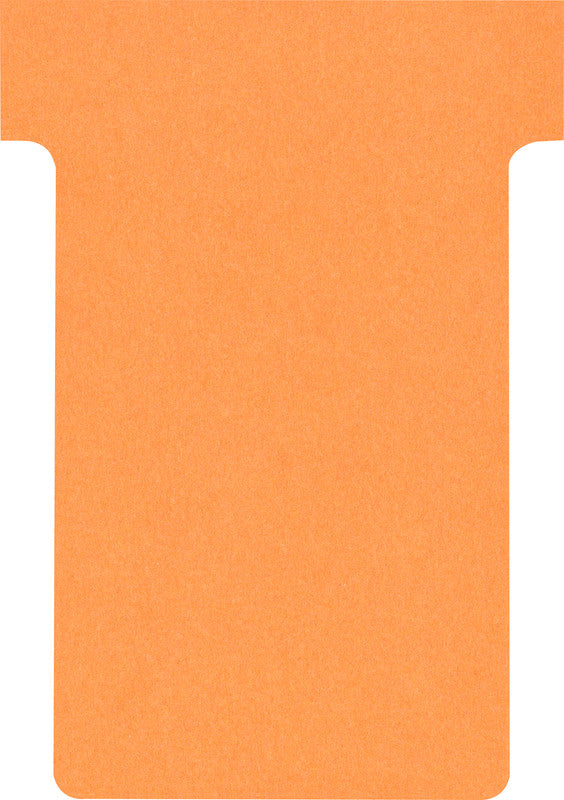 Nobo T-Karten für Planungstafeln, 15 × 60 mm, 100 Stk., Orange