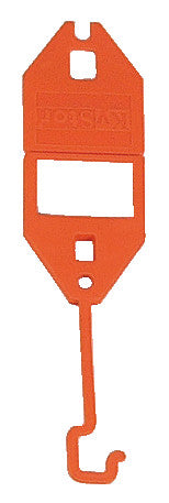 Rieffel Schlüsselanhänger – Kunststoff, L 40 mm, orange – für KyStor Schlüsselkasten