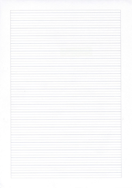 Ingold-biwa Notizbuch-Einlagen A4, liniert 5 mm, mit Rand, 2-fach gelocht, 90 g/m² – 500 Blatt