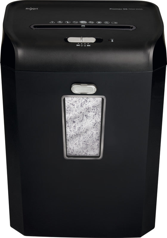 Rexel Promax RSX1035 – Aktenvernichter, DIN P-4, Partikelschnitt 4 × 40 mm, 10 Blatt, 35 l