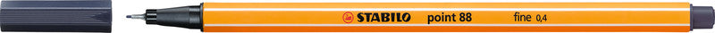 STABILO Fineliner 0,4 mm – dunkelgrau