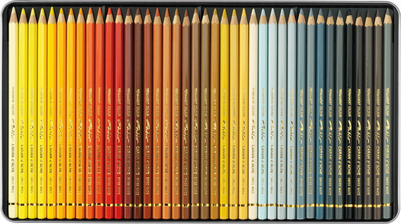 Caran d-Ache Caran d'Ache Buntstifte Pablo – 120 Farben, im Metalletui, Ø 3,8 mm, FSC