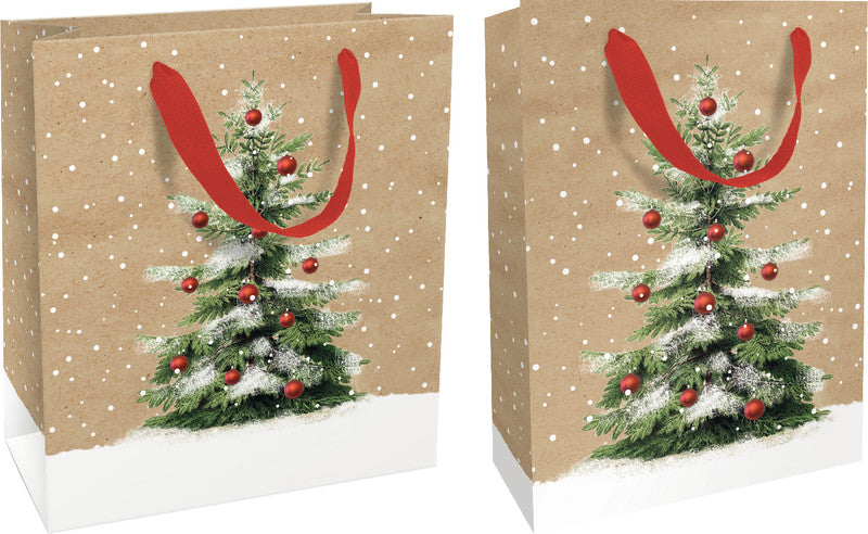 Braun + company Tragetasche – Mein Weihnachtsbaum – Papier, 150 g/m2, matt – 180 × 210 × 80 mm