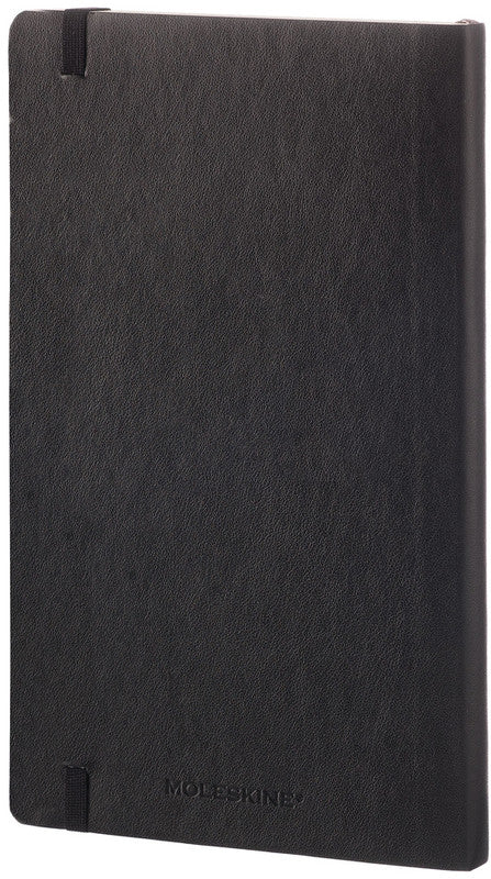 Moleskine Notizbuch, 130 × 210 mm, punktkariert, Leimbindung, Softcover, 192 Seiten, 70 g/m² – schwarz