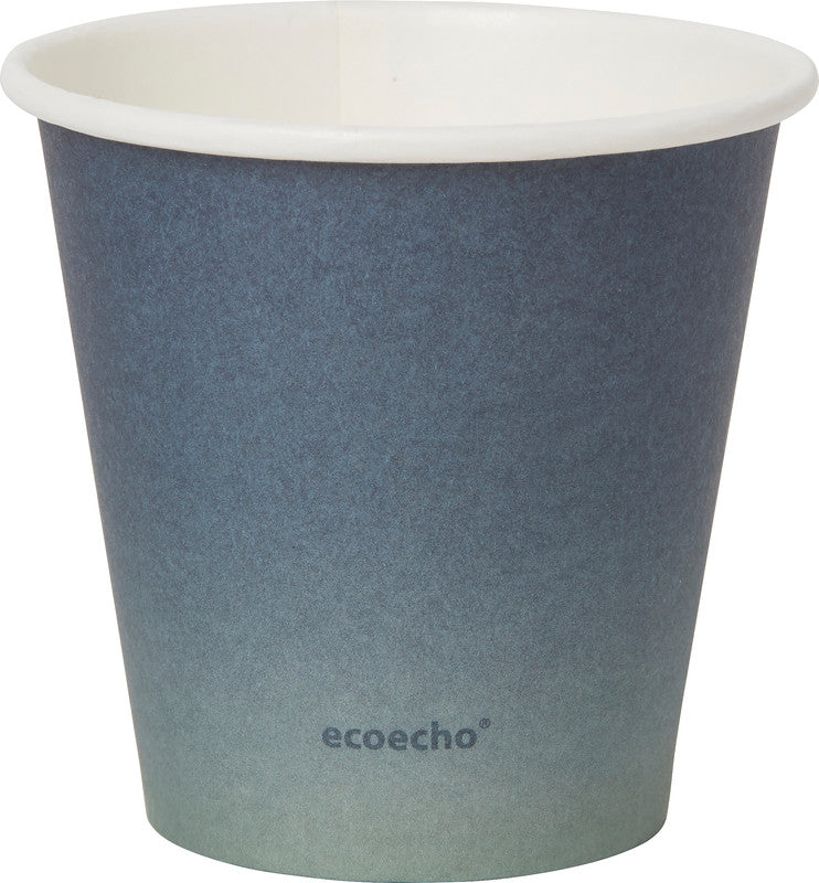Duni Trinkbecher Papier (PLA-beschichtet) – 1,8 dl, grau, 40 Stück
