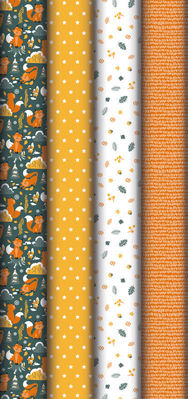 Clairefontaine Geschenkpapier – Herbst – gestrichenes Papier, 80 g/m2 – 70 cm × 2 m