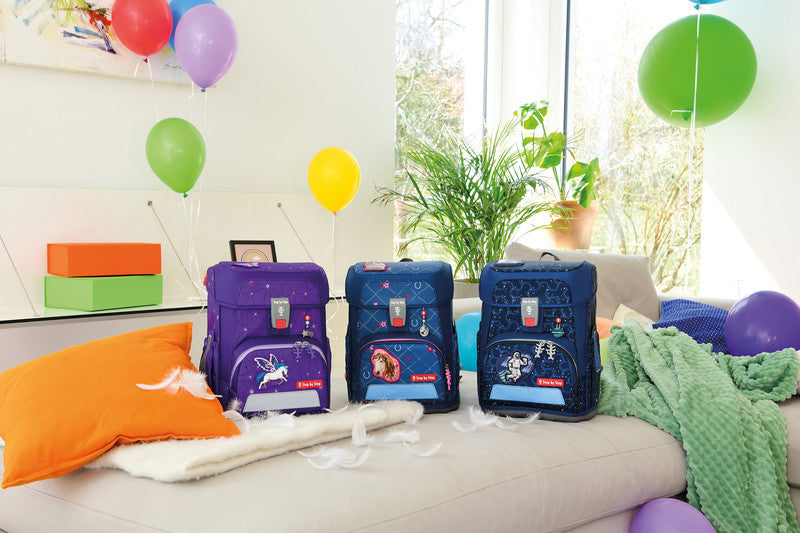 Step by Step Schulrucksack-Set Cloud – 5-teilig – Horse Lima – Recycelte Materialien