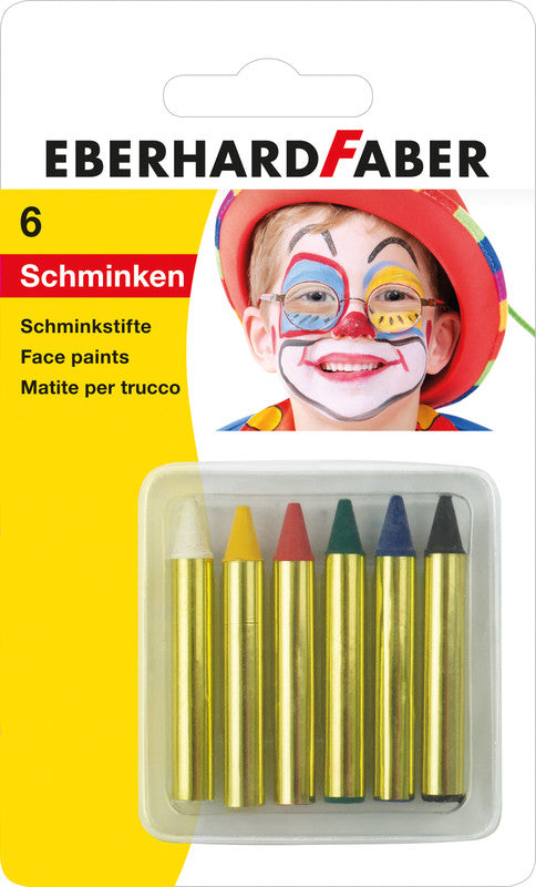 Eberhard Faber Schminkstifte – Set – 6 Farben