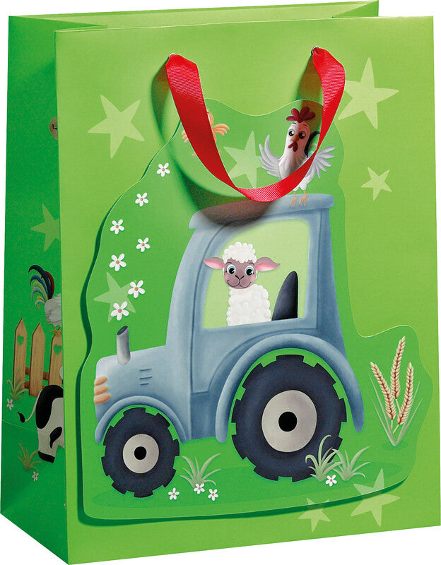 Zoewie Tragetasche Everyday – Mini Farm – Papier, Mattkaschierung – 260 × 335 × 135 mm