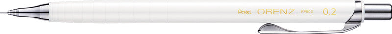 Pentel Orenz Druckbleistift – 0,2 mm, weiss, Anti-Minenbruch