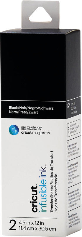 Cricut Aufbügelfolie – Schwarz – 13,9 × 121,9 cm – für CRICUT JOY Schneideplotter