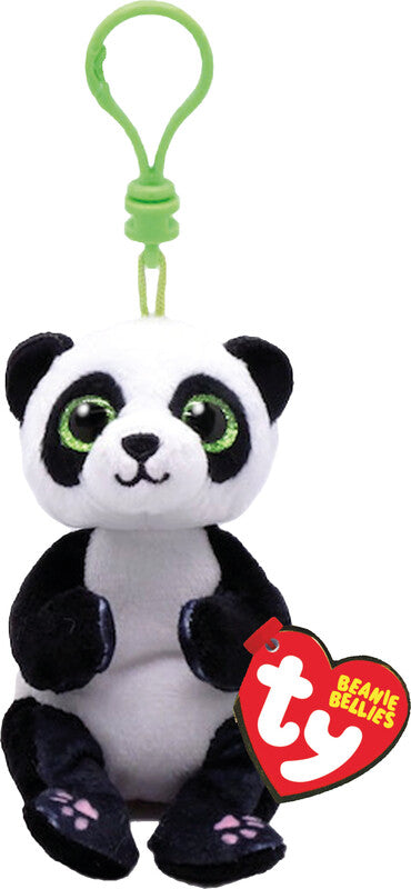 Ty Schlüsselanhänger – Plüsch, H 100–120 mm, assortiert, Motive "Panda, Einhorn, Eule, Leopard"