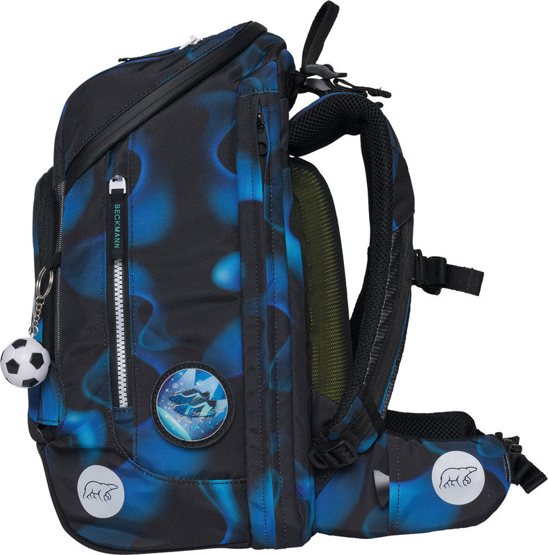 Beckmann Schulrucksack Active Air Flx – Magic League – B 26,0×H 39,0×T 22,0 cm – recycelte Materialien