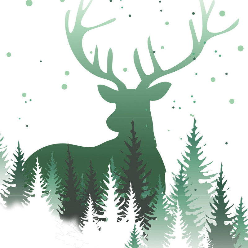 Sigel Motivpapier – A4, 90 g/m², Motiv: Weihnachtswald – für Inkjet/Laser/Kopierer – FSC – 25 Blatt