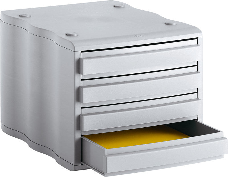 Styro Schubladenelement WAVE – für Format C4 – 355 × 270 × 240 mm