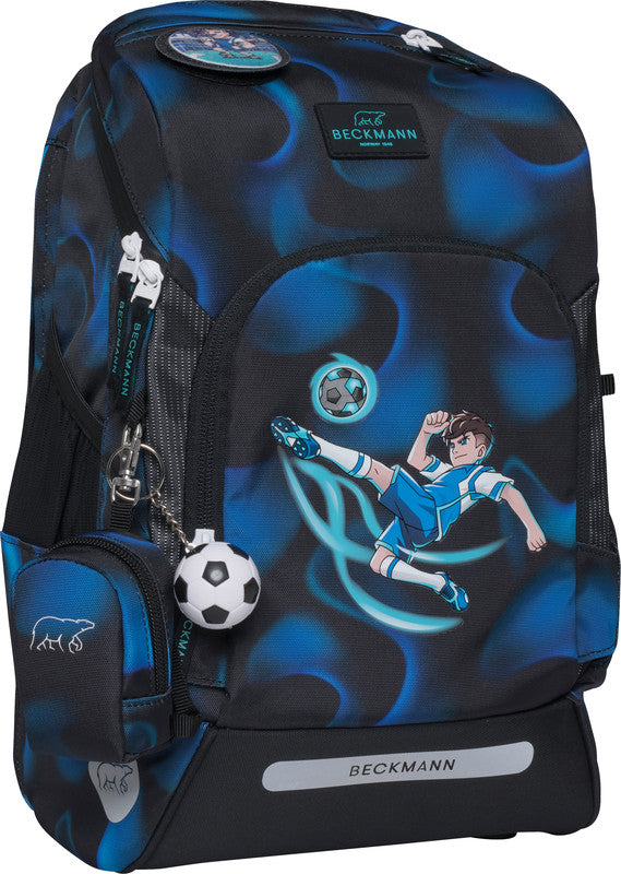 Beckmann Schulrucksack Active Air Flx – Magic League – B 26,0×H 39,0×T 22,0 cm – recycelte Materialien